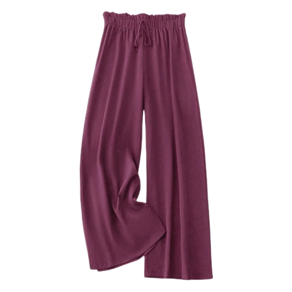 Women's Wide Leg Lounge Pants - Picture 1 of 4